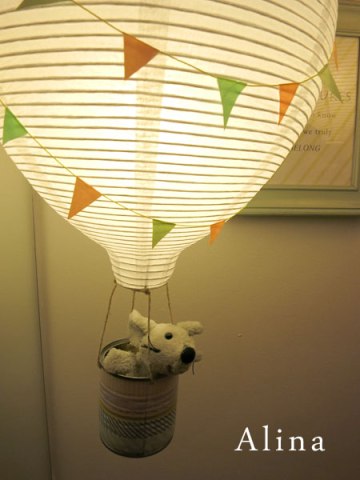Hot air balloon lamps